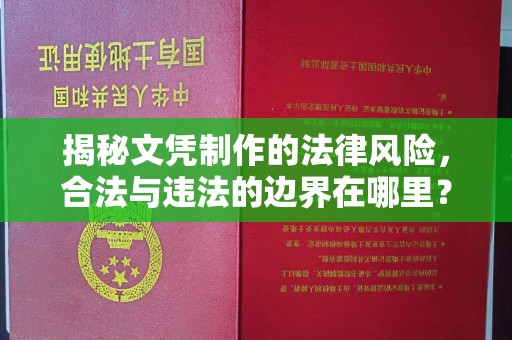 淳安揭秘文凭制作的法律风险，合法与违法的边界在哪里？