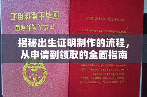 淳安揭秘出生证明制作的流程，从申请到领取的全面指南